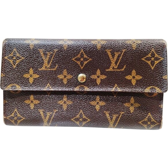 (L2) Louis Vuitton Wallet Long Brown Monogram - Picture 1 of 10